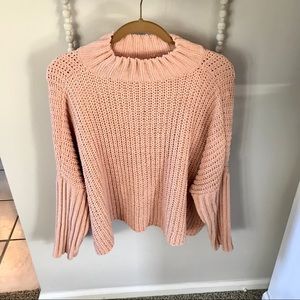 Pink chunky sweater
